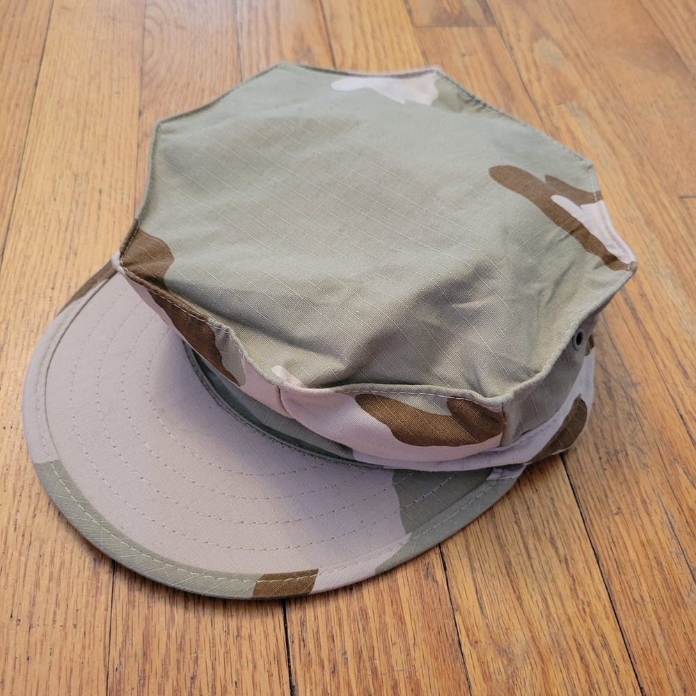 USMC‎ M Utility Cap Desert Camo 8 Point Ripstop Military Hat Outdoors Gorpcore